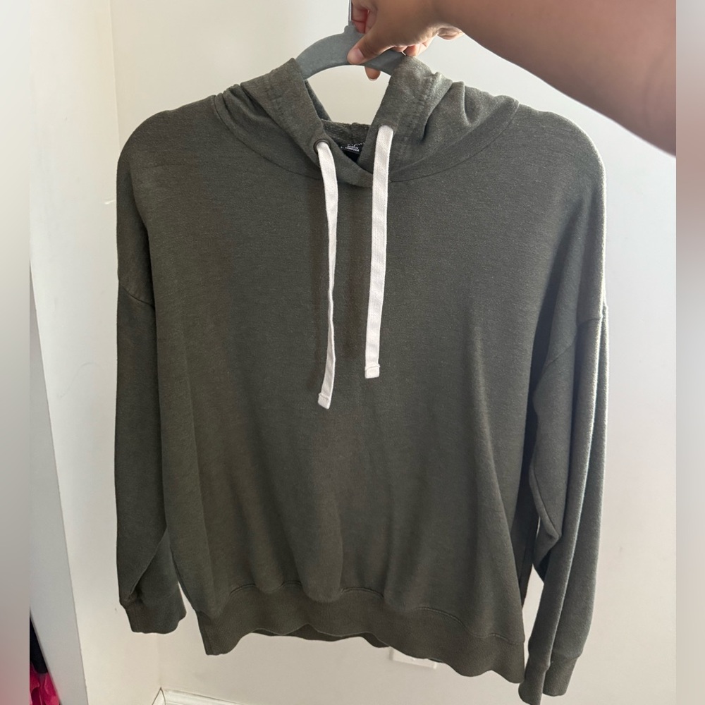 Olive Green Women’s Hoodie Sweater